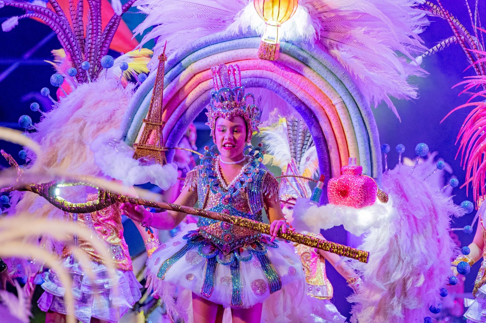 Agustina en el Show de Comparsas 2026