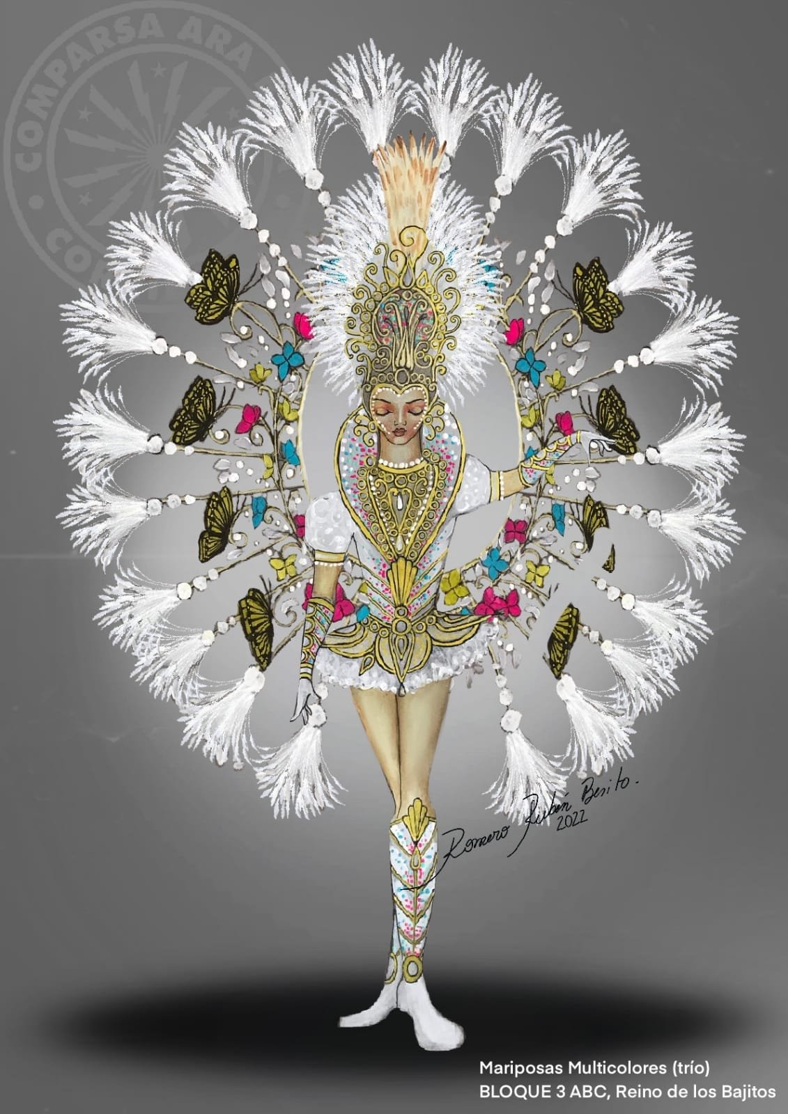 Diseño original Mariposas Multicolores 2023